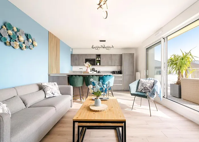 Appartement Saint Malo Neuf, 2 Chambres, Terrasse, Garage