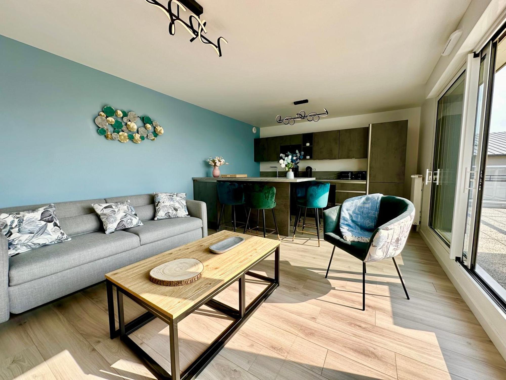 Apartment Malo Neuf, 2 Chambres, Terrasse, Garage Saint-Malo